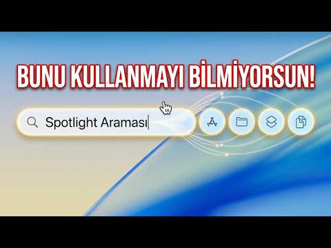 Mac Kullanıyorsun Ama Bunu Bilmiyorsun! (Spotlight Gerçek Gücü)
